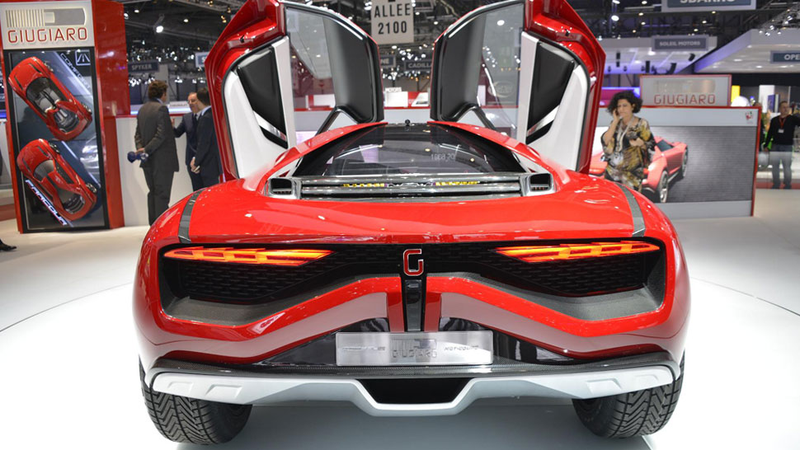 Illustration for article titled Giugiaro Parcour Finally Gives The World A Supercar Unafraid of Speed Bumps